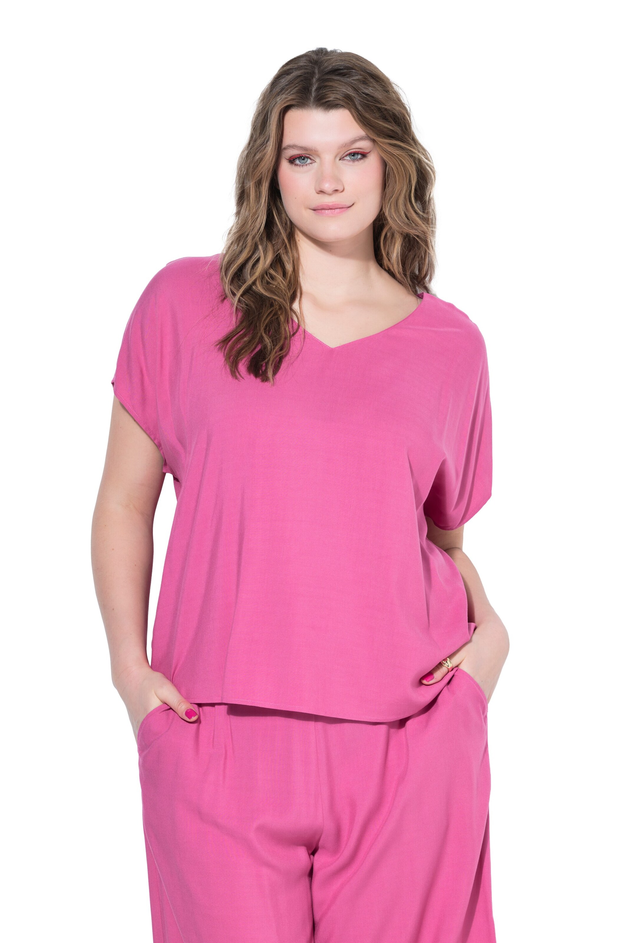 Studio Untold Bluse in Pink: Vorderseite