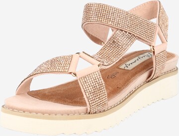 MARIAMARE Sandals 'HEGA' in Gold: front