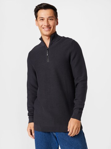 TOM TAILOR DENIM - Pullover em cinzento: frente