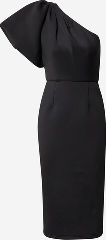 Jarlo Koktejlové šaty 'Velvette' – černá: přední strana