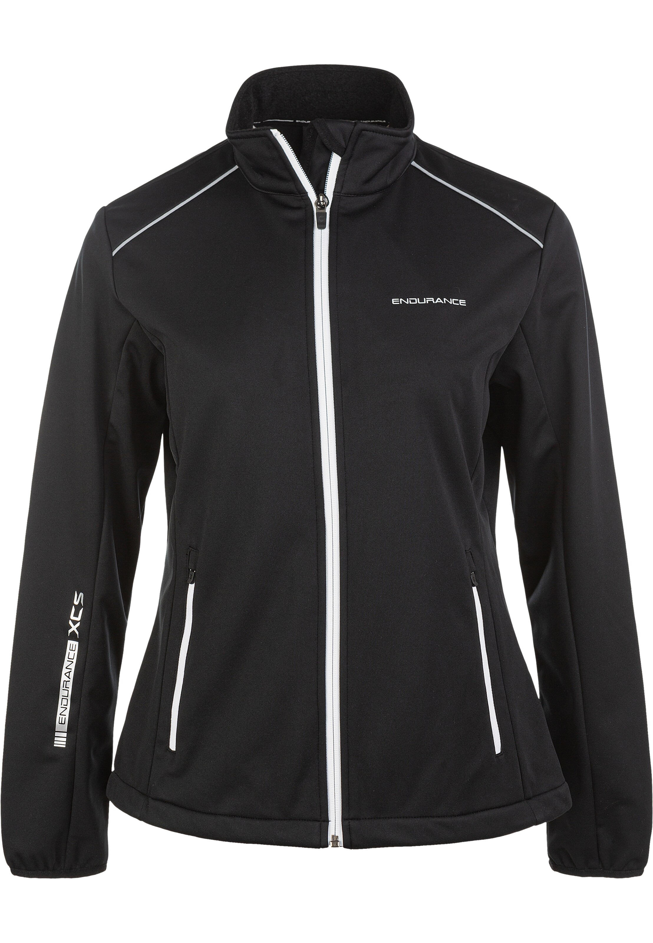 ENDURANCE Outdoorjas 'Zora' in Zwart: voorkant