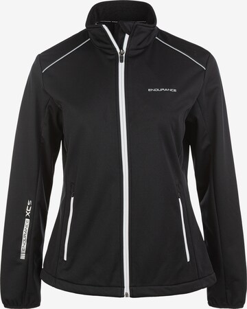 ENDURANCE Outdoor Jacket 'Zora' in Black: front