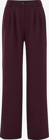 purpurinė WE Fashion Standartinis Kelnės: priekis