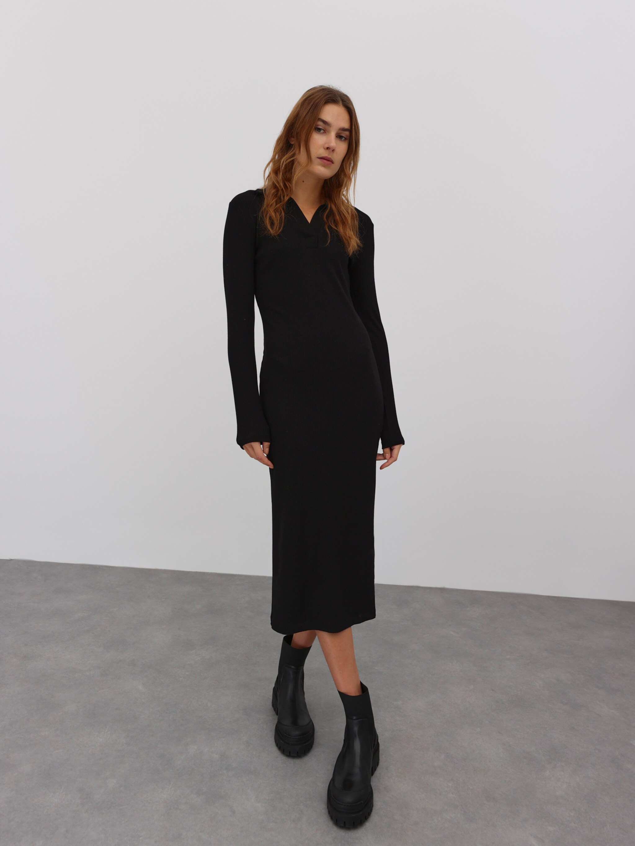 EDITED Produkte Kleid 'Alamea' schwarz