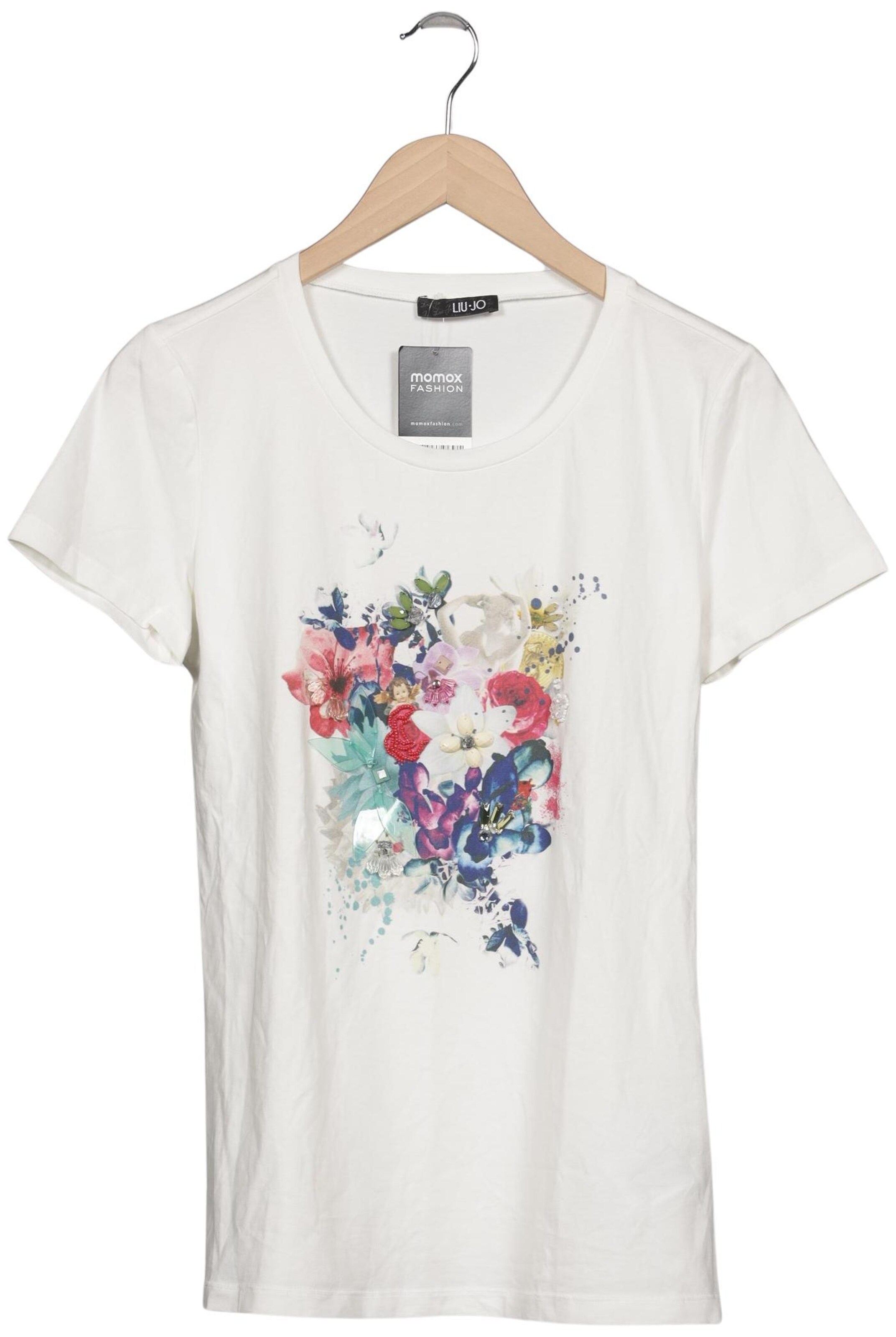 LIU JO JEANS T-Shirt 4XL in Weiß: Vorderseite