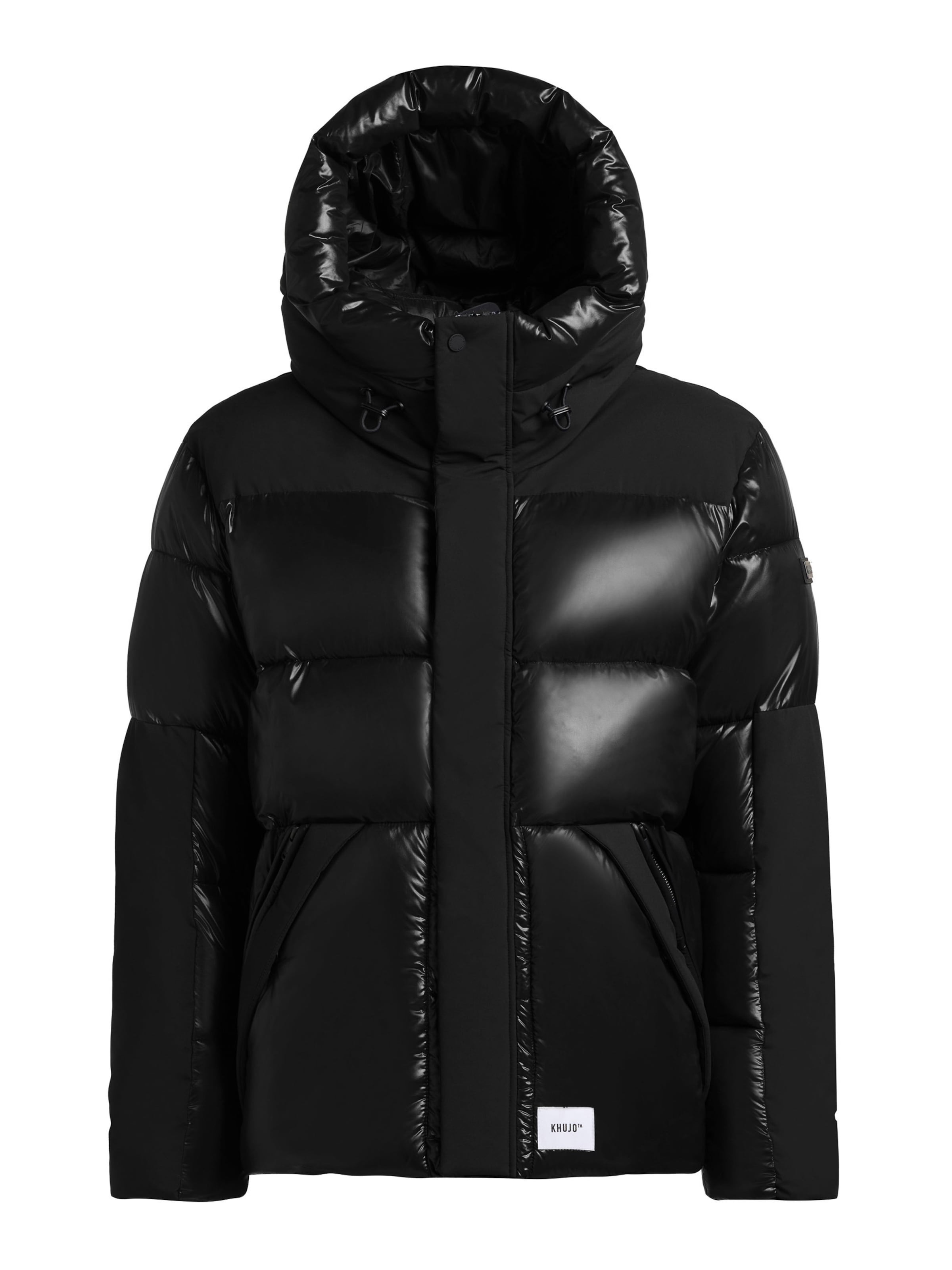 khujo Winter Jacket 'Alst2' in Black: front