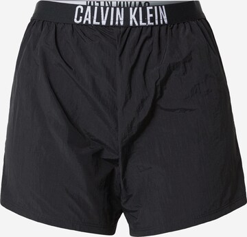 Șorturi de baie de la Calvin Klein Swimwear pe negru: față