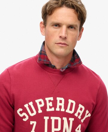 Sweat-shirt Superdry en rouge