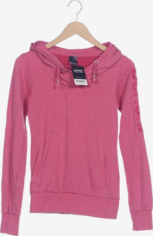 BENCH Sweatshirt & Zip-Up Hoodie in XS in Pink: front