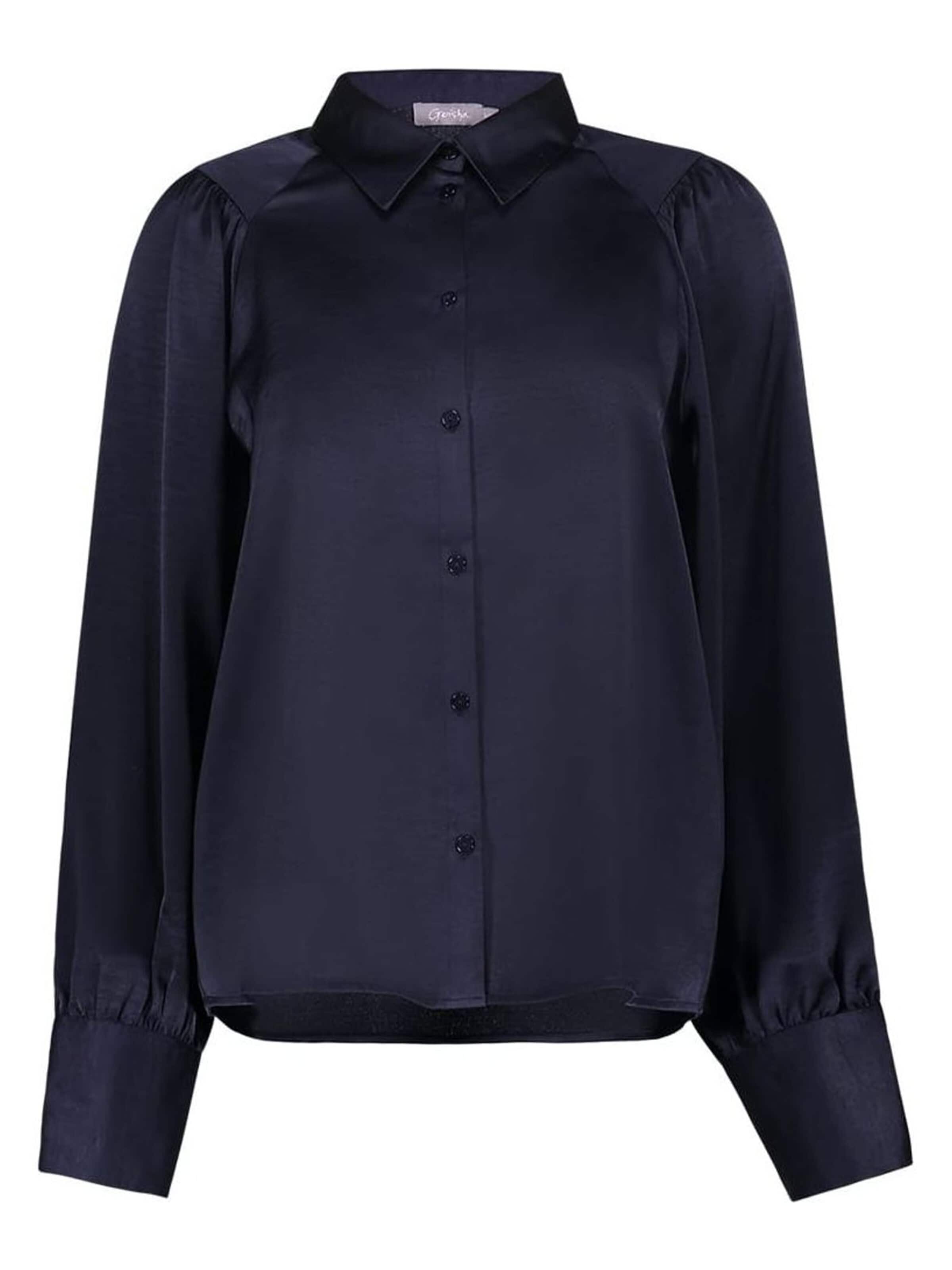 Geisha Blouse in Blauw: voorkant