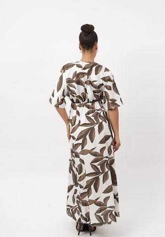 Elara Dress in Brown