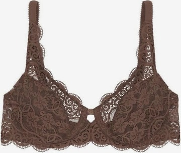 TRIUMPH Triangle Bra in Brown: front