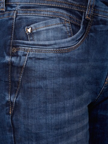 STREET ONE Slimfit Jeans in Blau