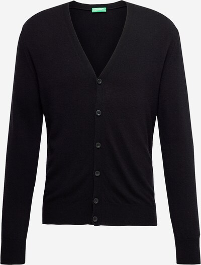 UNITED COLORS OF BENETTON Knit cardigan in Black, Item view