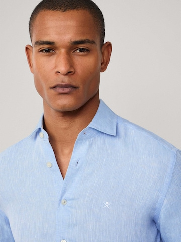 Hackett London Regular Fit Hemd in Blau