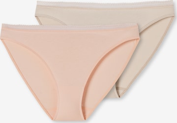 SCHIESSER Slip ' Cotton Lace ' in Beige: voorkant