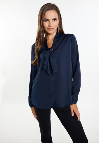 faina Blouse in Blauw: voorkant