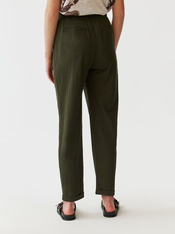 TATUUM Regular Pleat-front trousers 'ZAMIRIA' in Green