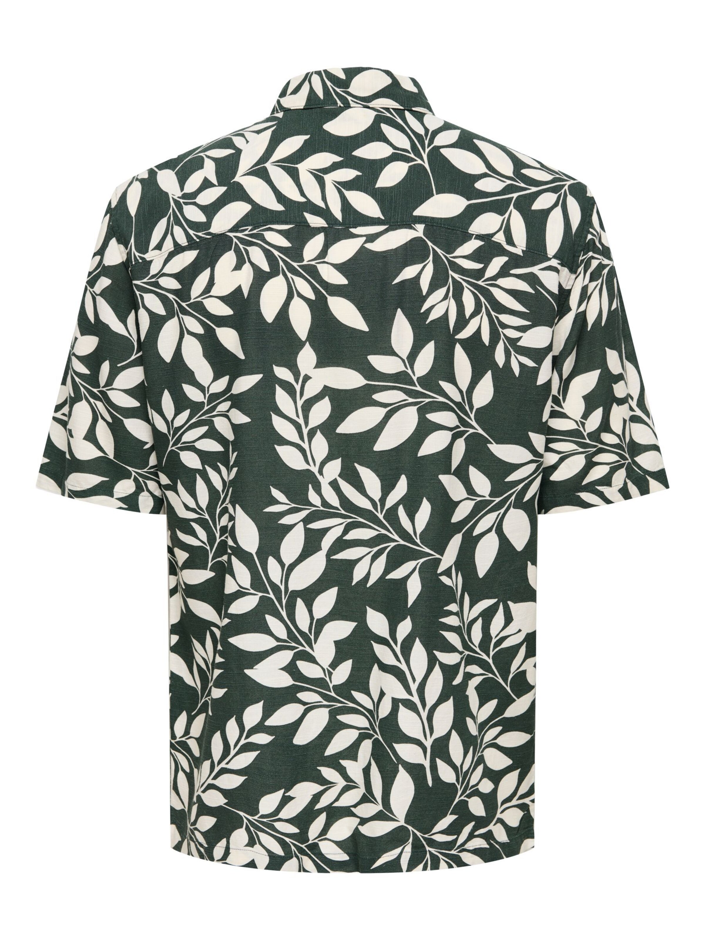 Only & Sons - Ajuste regular Camisa 'ONSHarvi' en verde