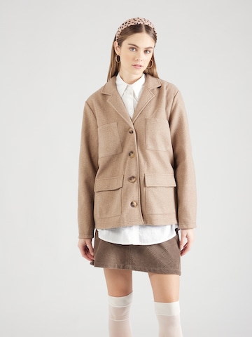 Freequent Tussenjas 'YANNA' in Beige: voorkant