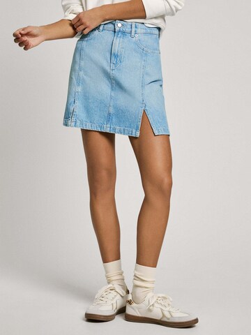 Pepe Jeans Rok in Blauw: voorkant