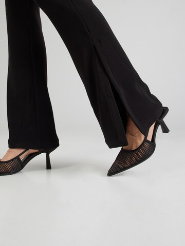 HUGO Bootcut Hose 'Naessa' in Schwarz