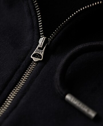 Superdry Zip-Up Hoodie in Black