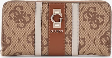 GUESS Portemonnaie 'Erenia' in Beige: Vorderseite