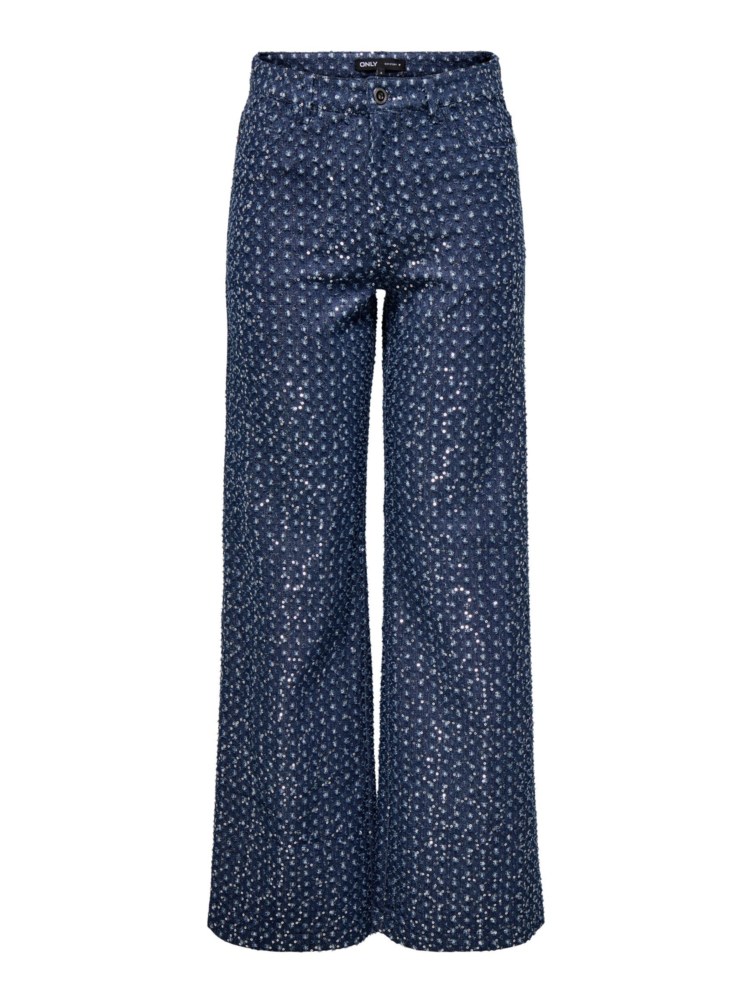 Wide leg Pantaloni 'ONLEVITA' di ONLY in blu: frontale