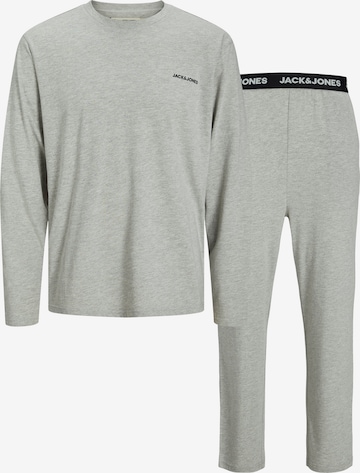 JACK & JONES Пижама длинная 'JACEVEREST' в Серый: спереди