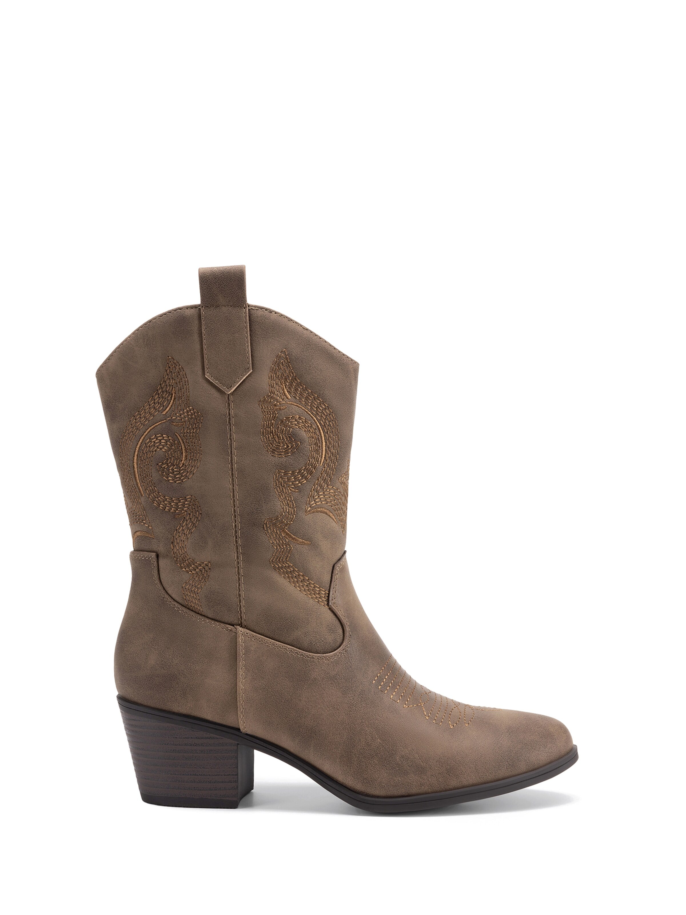 Dream Pairs Boots 'DREAM PAIRS Klassische stiefel für Damen' in Beige: front