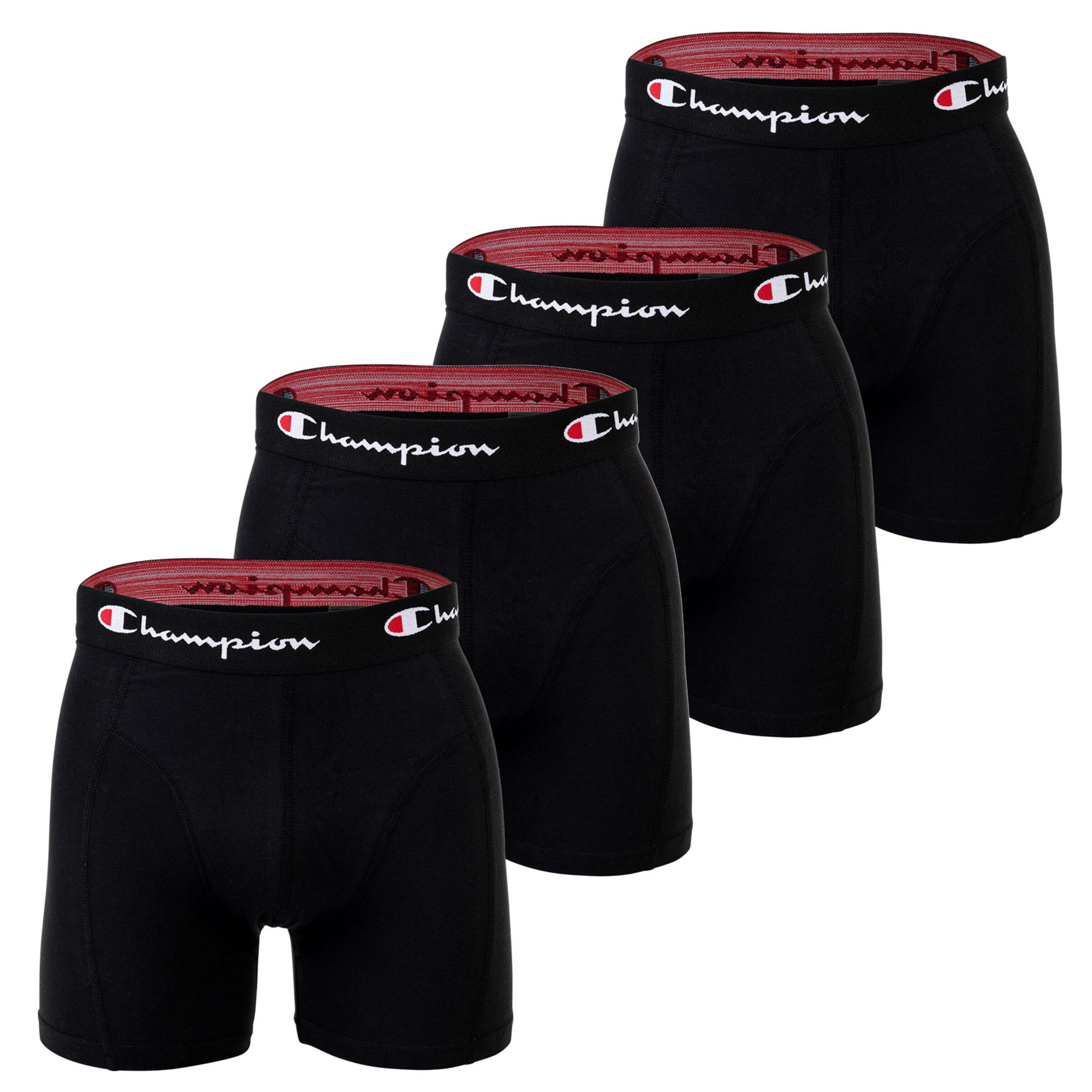 Boxers Champion Authentic Athletic Apparel en noir : devant