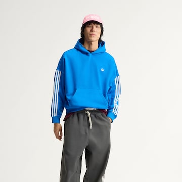 Felpa di ADIDAS ORIGINALS in blu: frontale