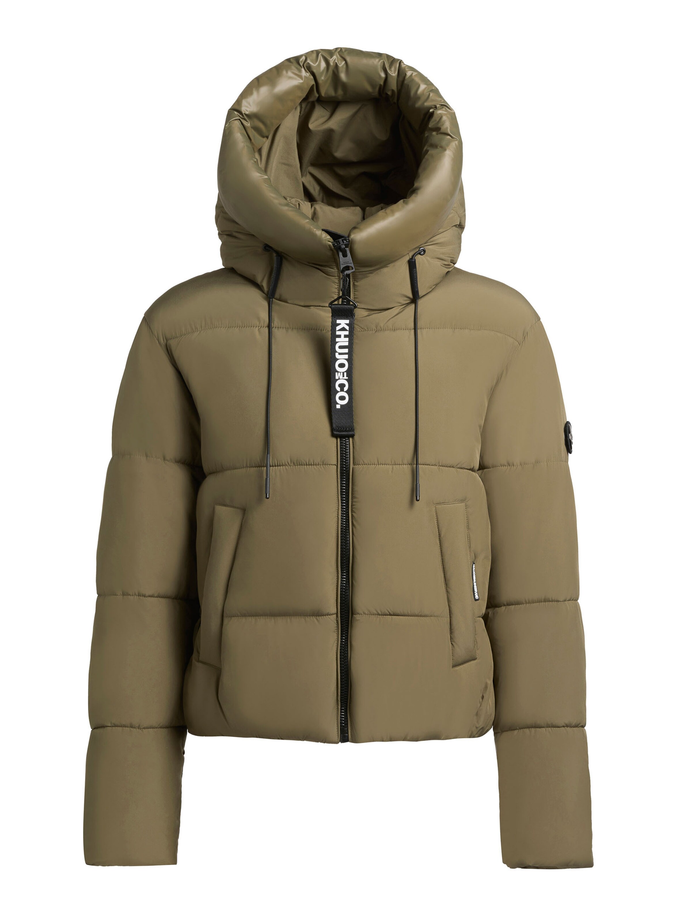 Giacca invernale 'Kali' di khujo in verde: frontale