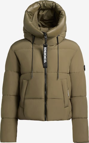 khujo - Casaco de inverno 'Kali' em verde: frente