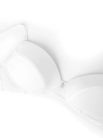 Key T-shirt Bra 'Biustonosz TBC 122' in White