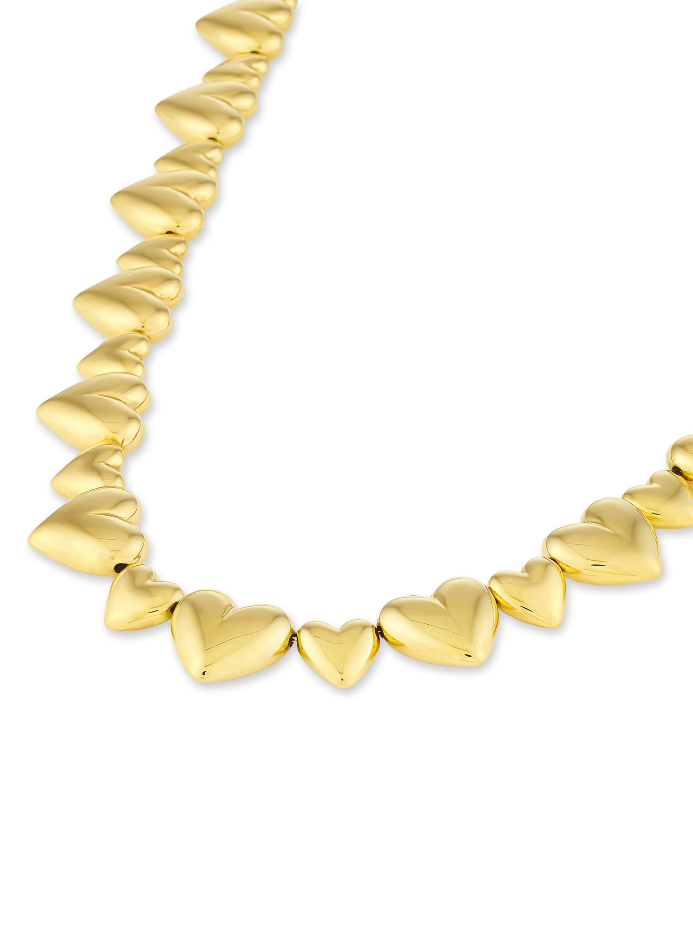 Copenhagen Studios Kette 'Puffy Hearts' in Gold