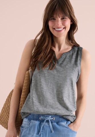 CECIL Top in Grau: Vorderseite