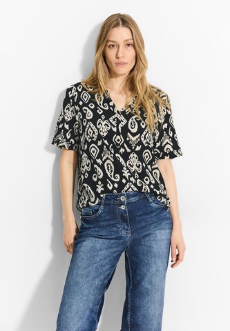 CECIL Bluse in Schwarz: Vorderseite