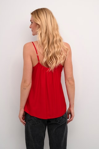 Cream Top 'Anna' in Red