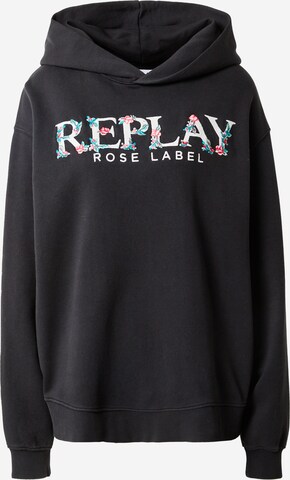 REPLAY Sweatshirt in Schwarz: predná strana