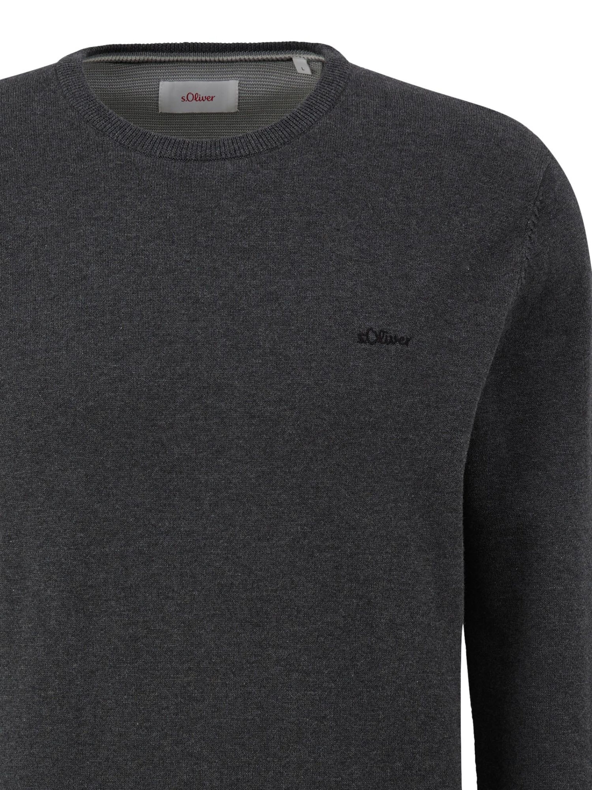 s.Oliver Pullover 'Basic'‌‌‌‌‌‌‌‌ in Grau