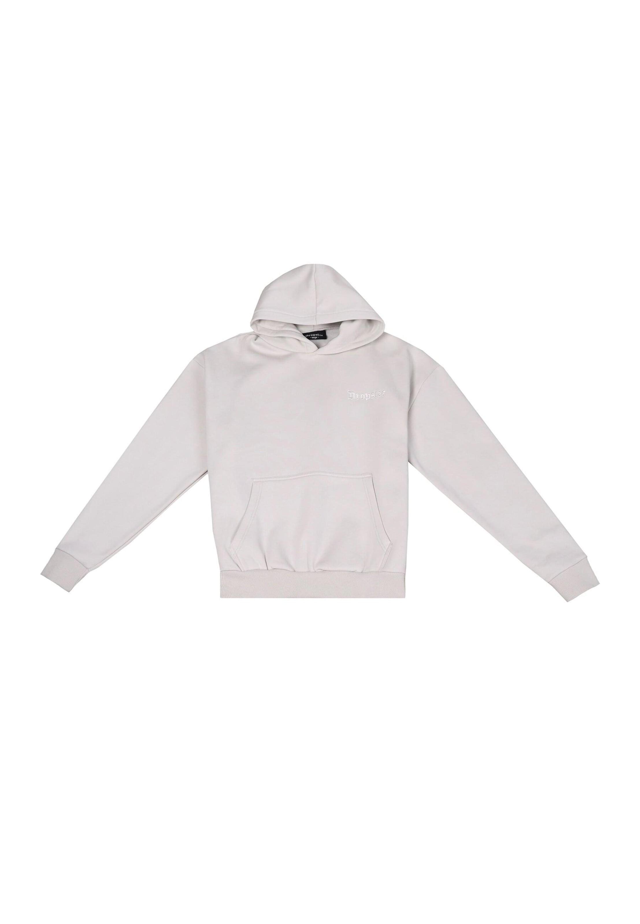 Dropsize Sweatshirt 'Embo' in Grau: Vorderseite