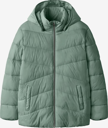 NAME IT Vinterjacka 'NKFMarble' i grön: framsida