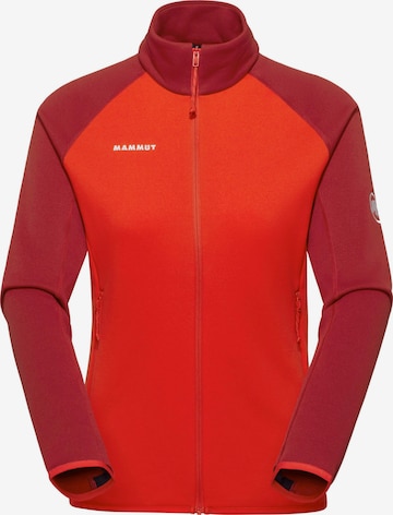 MAMMUT Funktionsfleecejacke 'Aconcagua' in Rot: Vorderseite