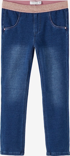 NAME IT Jeans 'Salli' in dunkelblau / altrosa, Produktansicht