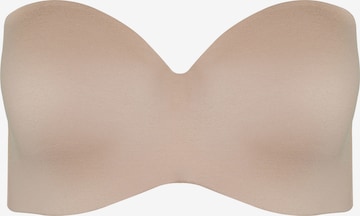 MAGIC Bodyfashion Õlapaelteta Rinnahoidja 'LUXURY', värv pruun: eest vaates