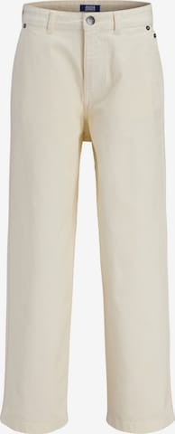 Pantalon Jack & Jones Junior en blanc : devant