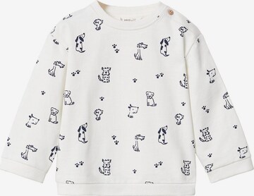 MANGO KIDS Sweatshirt 'DOGGY' in Wit: voorkant