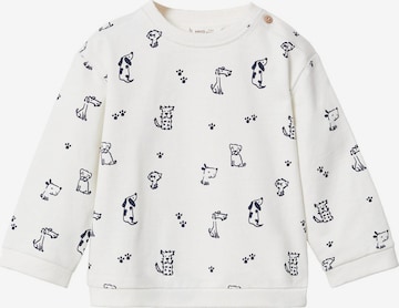 Sweat 'DOGGY' MANGO KIDS en blanc : devant